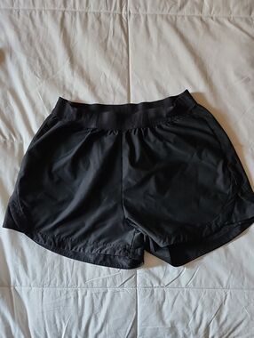 Madewell Black Women's Running Shorts with Elastic Waistband, Size XS